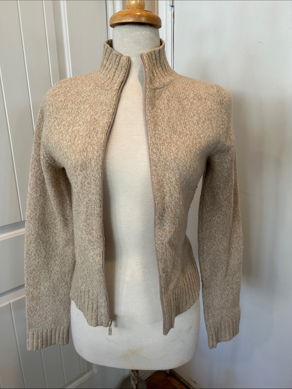 Halogen Zip Front Sweater